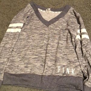 long sleeve victoria secrets pink shirt